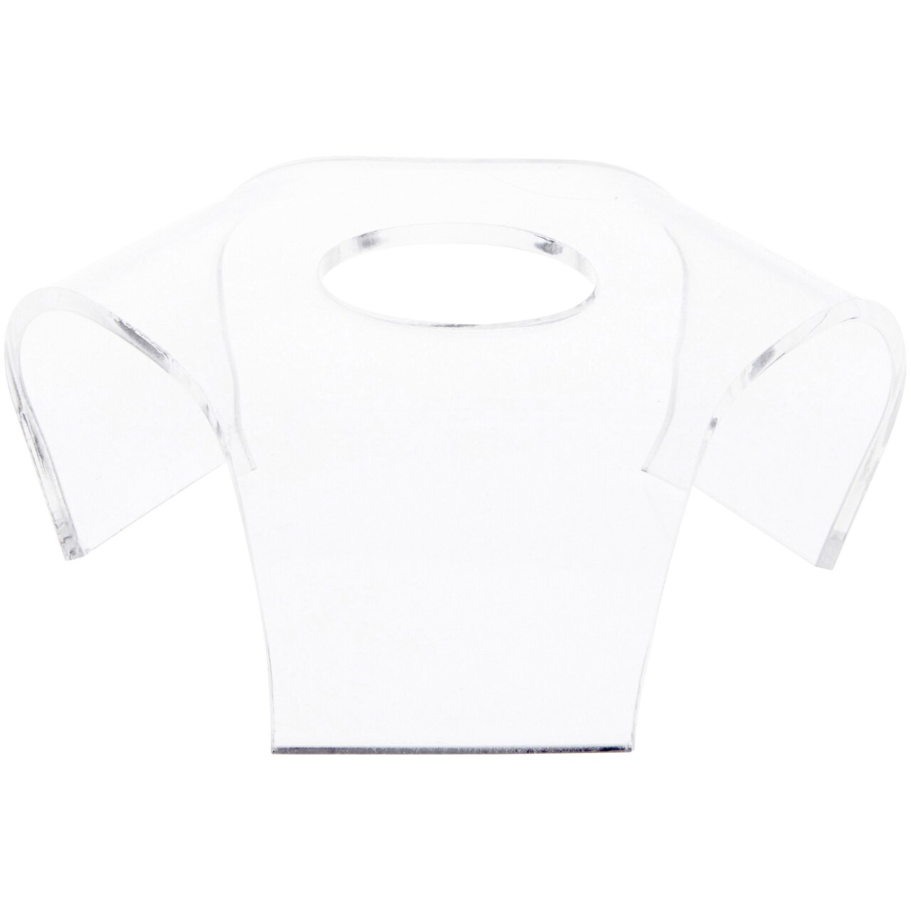 Plymor Clear Acrylic Display Riser for Spheres, 1.625" H x 4.5" W x 4.5" D